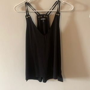 Loose Fitting Black Blouse.